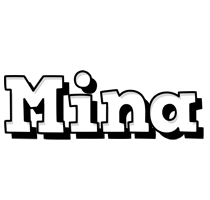 Mina snowing logo