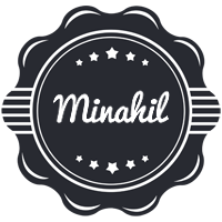 Minahil badge logo