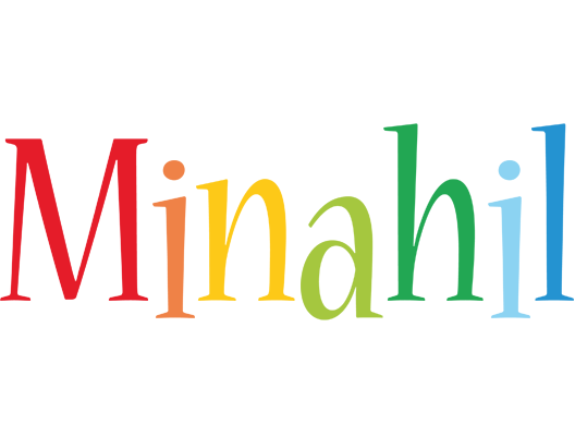 Minahil birthday logo