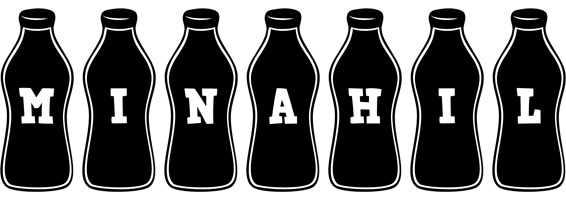 Minahil bottle logo