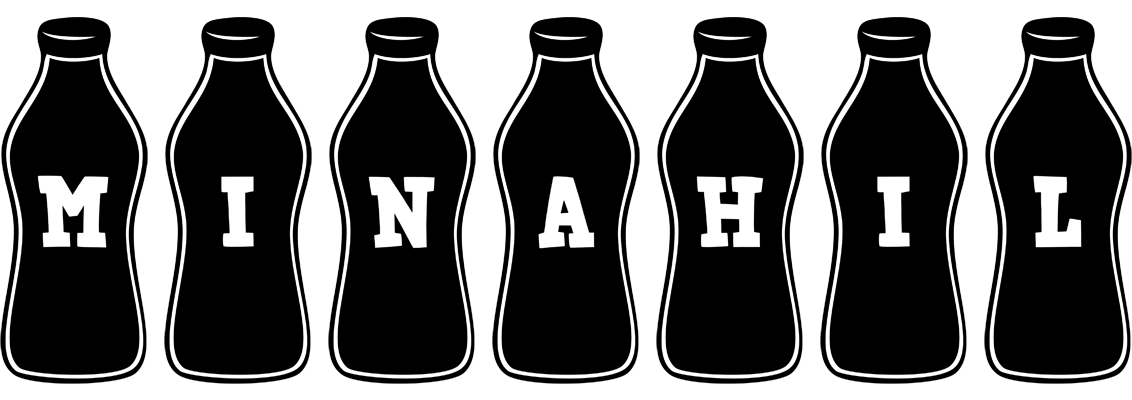 Minahil bottle logo