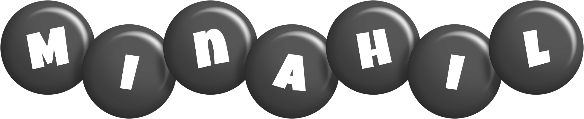 Minahil candy-black logo