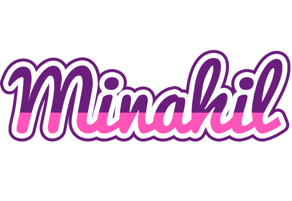 Minahil cheerful logo
