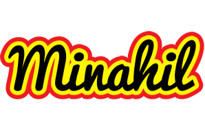 Minahil flaming logo