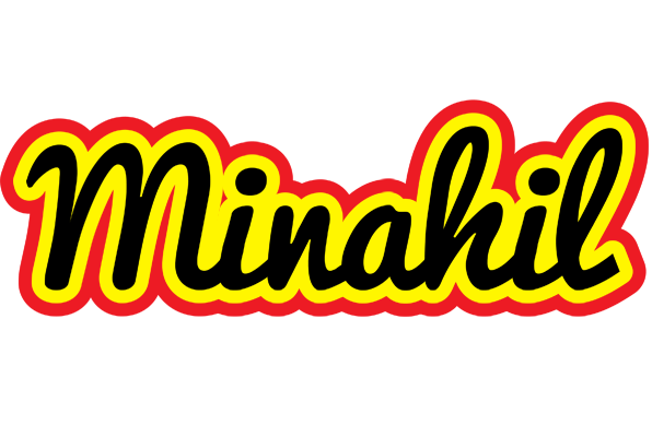 Minahil flaming logo