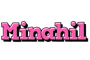 Minahil girlish logo