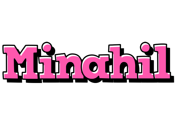 Minahil girlish logo