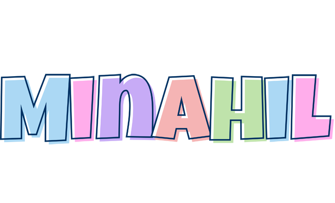 Minahil pastel logo