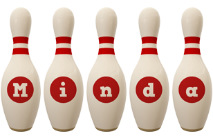 Minda bowling-pin logo