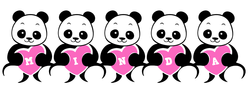 Minda love-panda logo