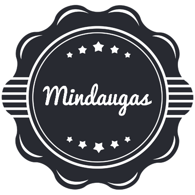 Mindaugas badge logo