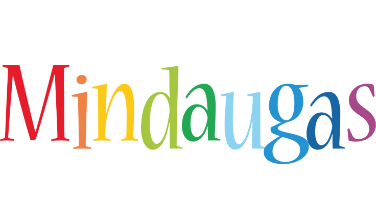 Mindaugas birthday logo