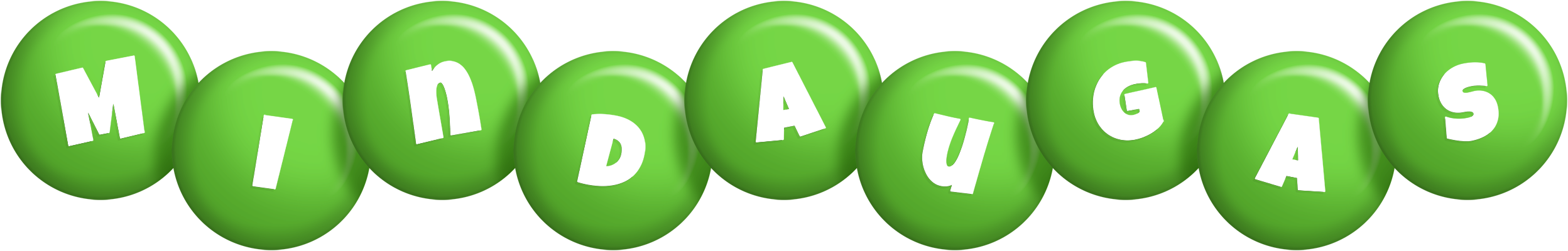 Mindaugas candy-green logo
