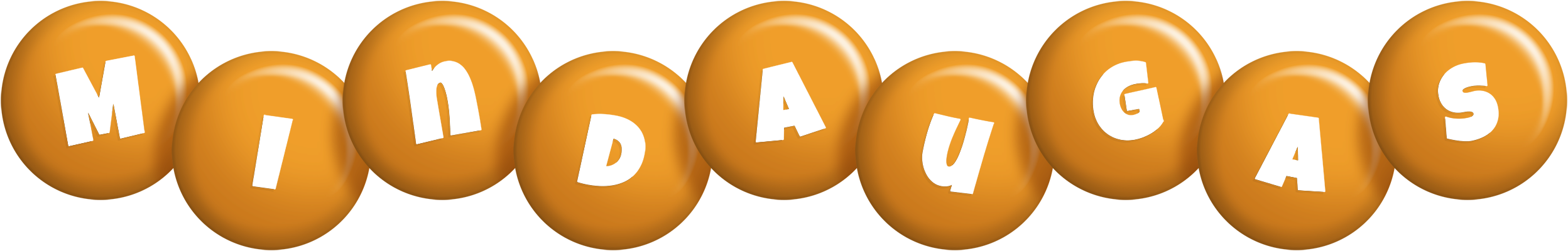 Mindaugas candy-orange logo