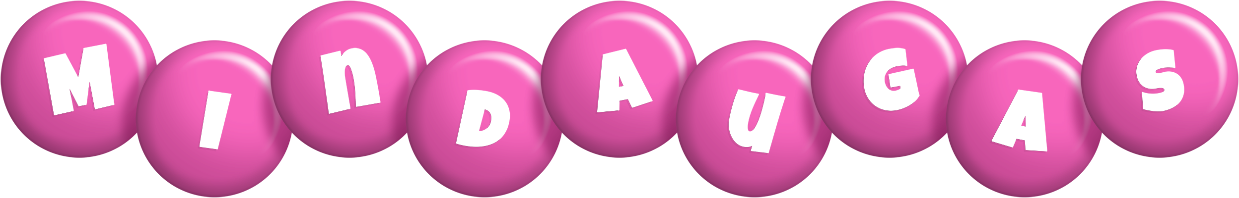 Mindaugas candy-pink logo
