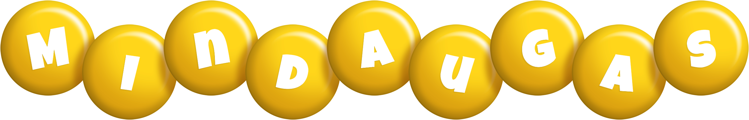 Mindaugas candy-yellow logo