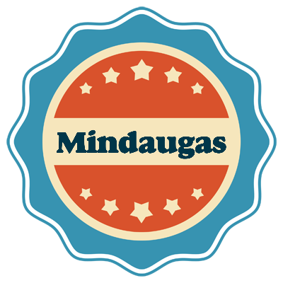 Mindaugas labels logo