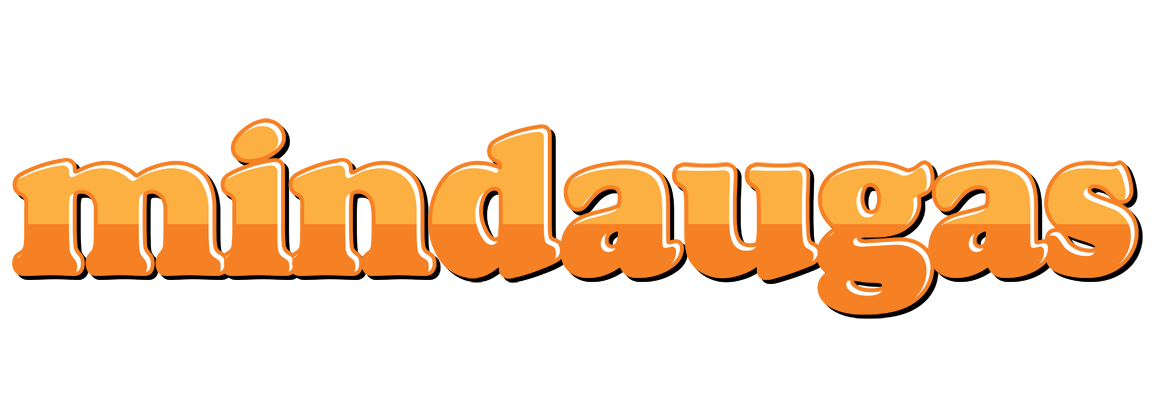 Mindaugas orange logo