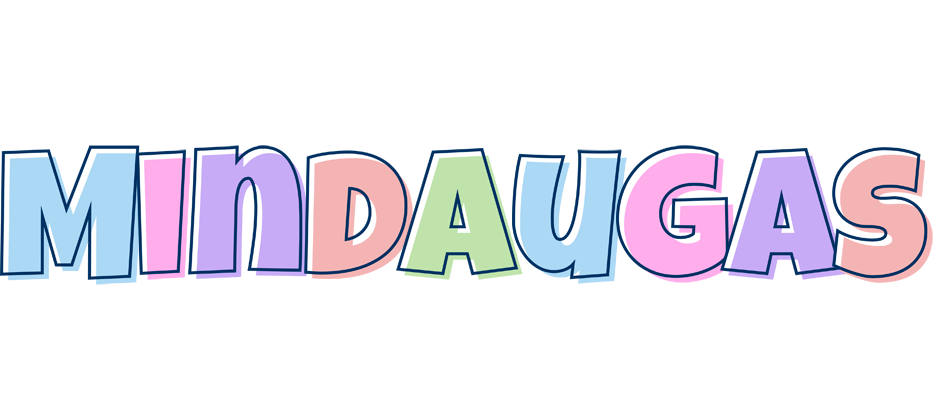 Mindaugas pastel logo