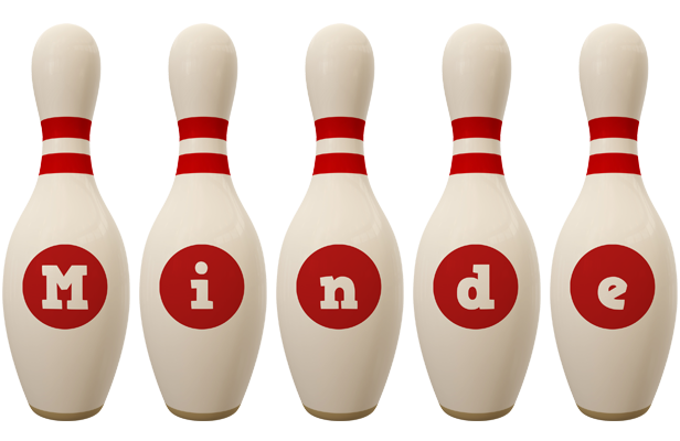 Minde bowling-pin logo