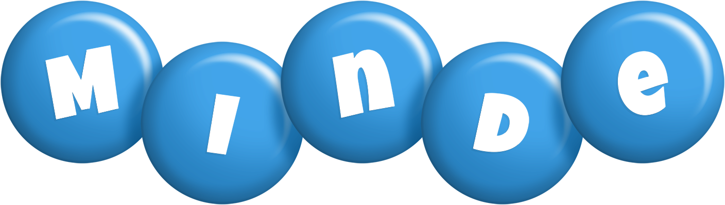 Minde candy-blue logo