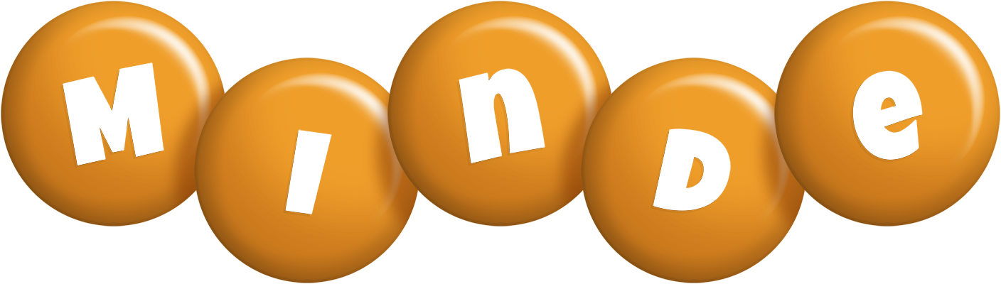 Minde candy-orange logo
