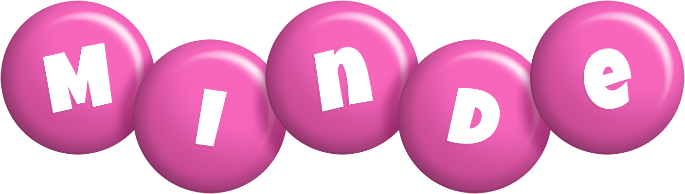 Minde candy-pink logo