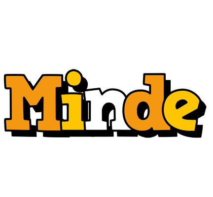 Minde cartoon logo