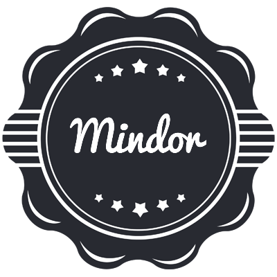 Mindor badge logo