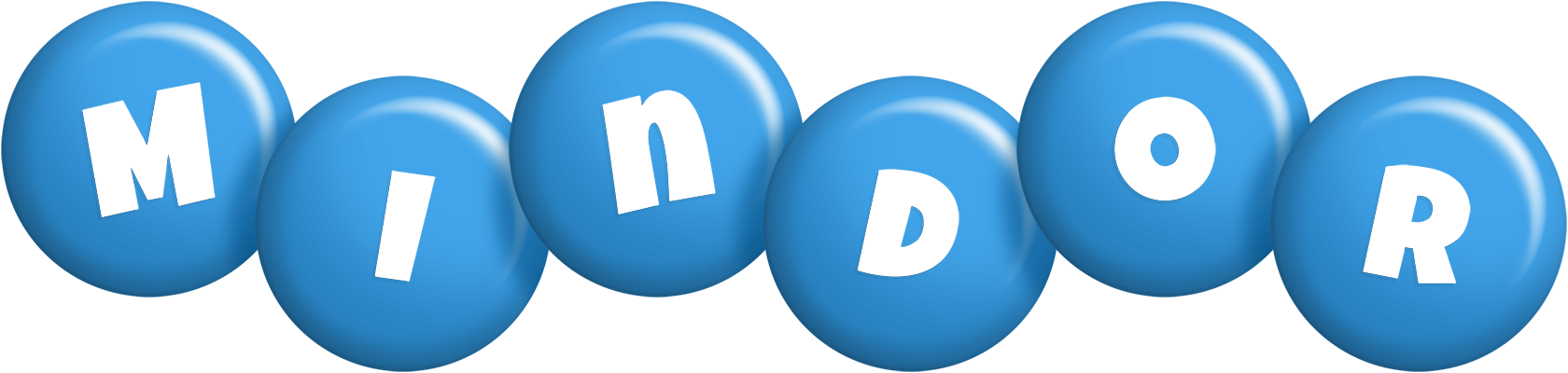 Mindor candy-blue logo