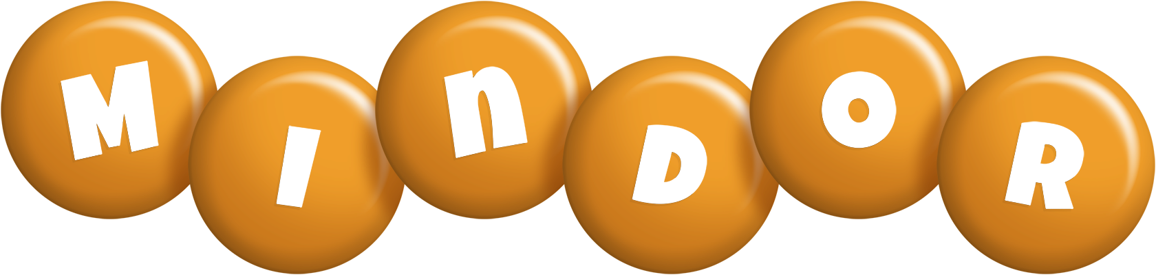 Mindor candy-orange logo