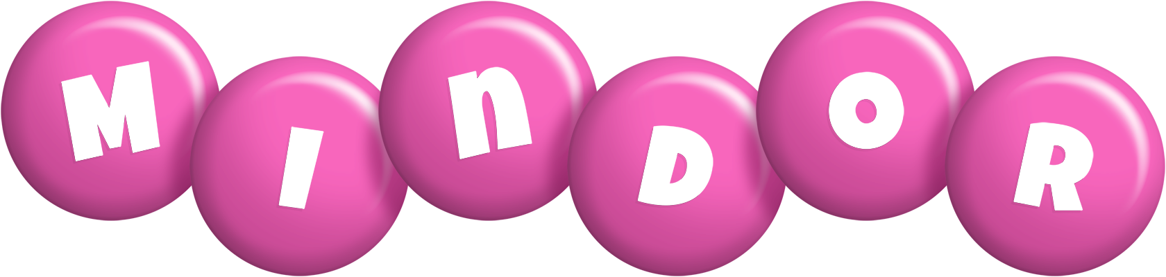 Mindor candy-pink logo