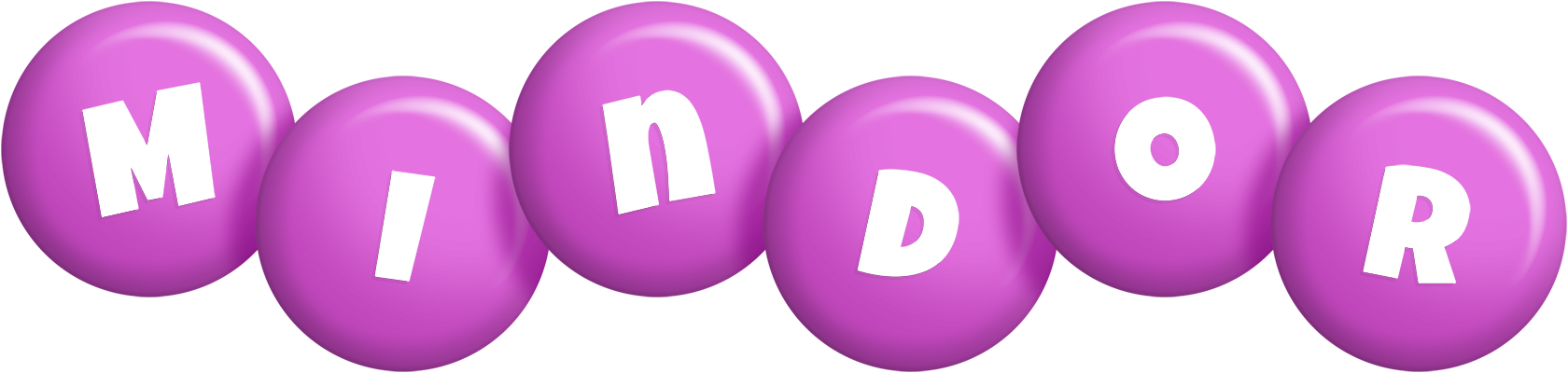 Mindor candy-purple logo