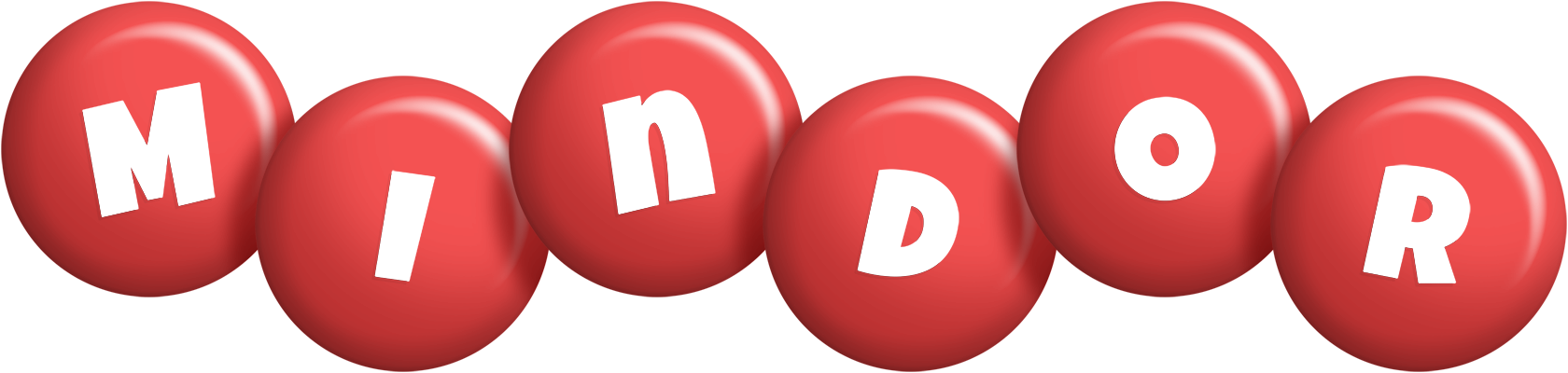 Mindor candy-red logo