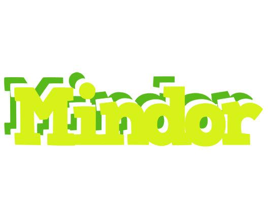 Mindor citrus logo