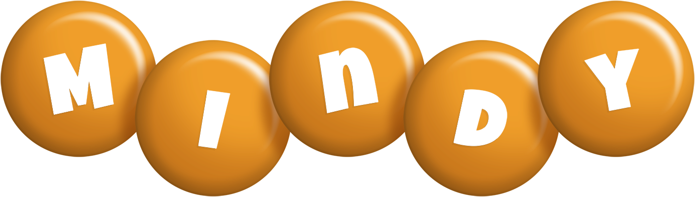 Mindy candy-orange logo