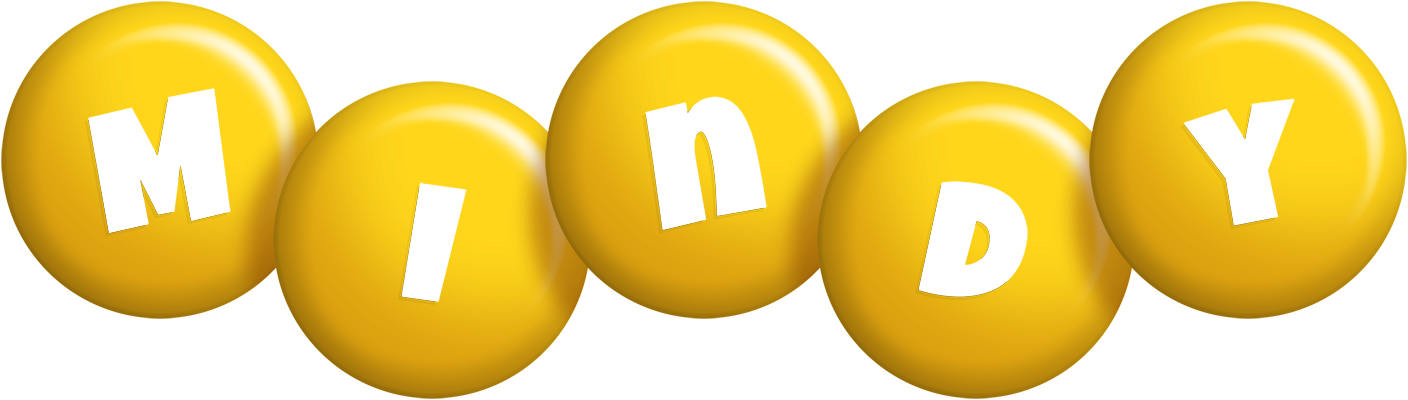 Mindy candy-yellow logo