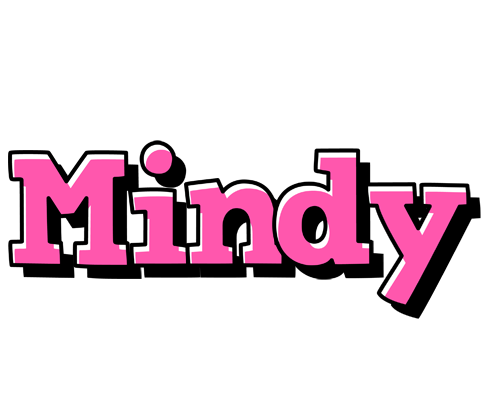 Mindy girlish logo