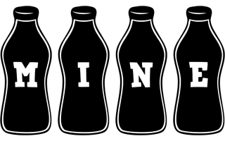 Mine bottle logo