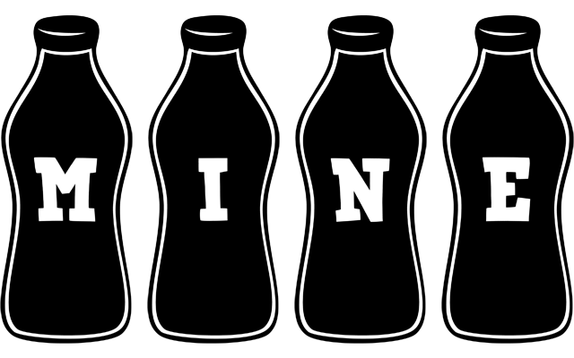 Mine bottle logo