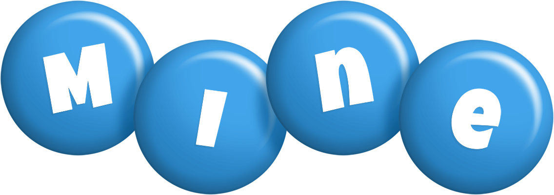 Mine candy-blue logo