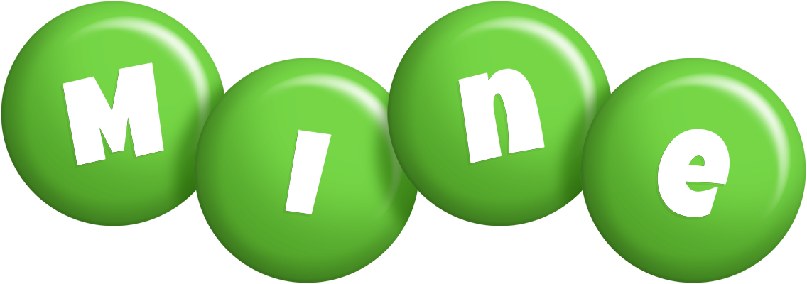 Mine candy-green logo