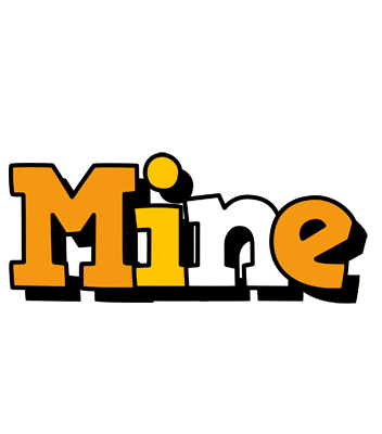 Mine cartoon logo