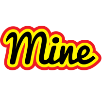 Mine flaming logo