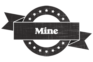 Mine grunge logo