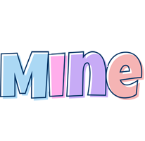 Mine pastel logo