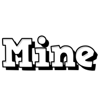 Mine snowing logo