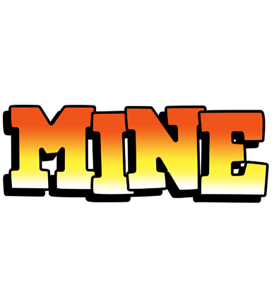 Mine sunset logo