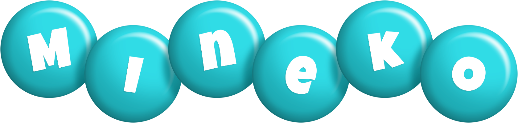 Mineko candy-azur logo