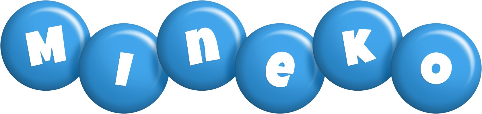 Mineko candy-blue logo